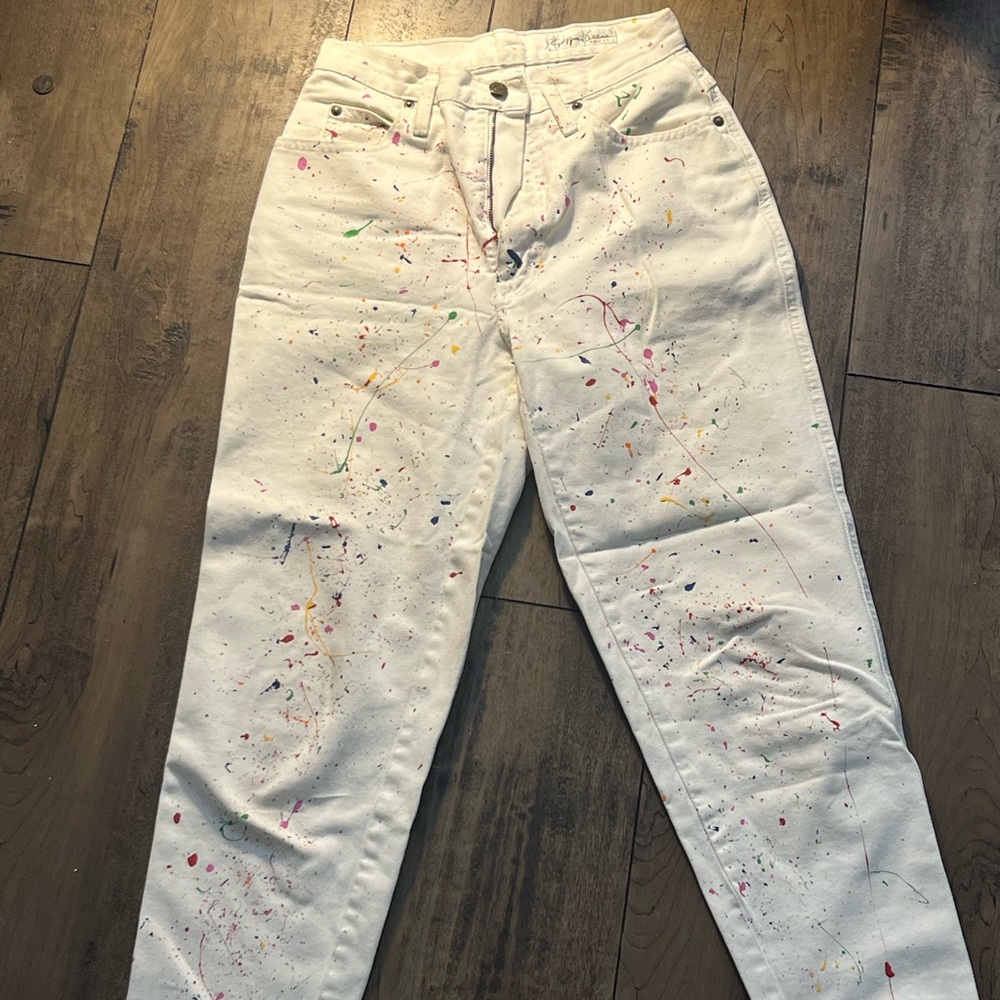 White jeans